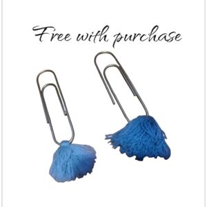Free With purchase paper clip bookmarks
